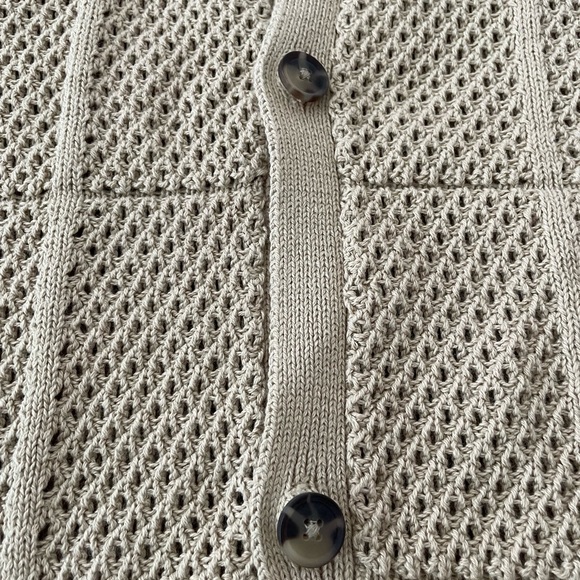 SOLD on Depop- Jack & Jones Originals short sleeve open knit sweater - Picture 3 of 5